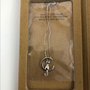 Cat Sitting On The Moon